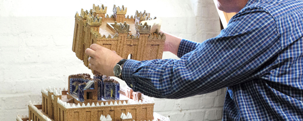 Every floor of the waist-high model of the Tower of Babel can be removed, revealing the sumptuous interior. (photo: Stefan F. Sämmer) Every floor of the waist-high model of the Tower of Babel can be removed, revealing the sumptuous interior. (photo: Stefan F. Sämmer)