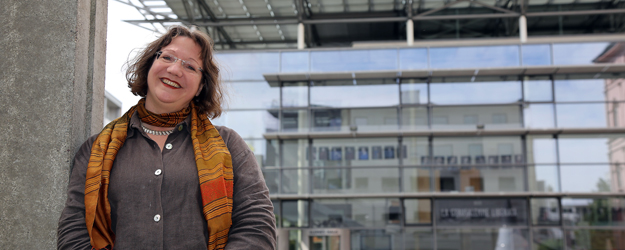 Sandra Leupold, holder of the 2013 Klara Maria Faßbinder Visiting Professorship, is teaching at Johannes Gutenberg University Mainz for one semester. (photo: Stefan F. Sämmer)