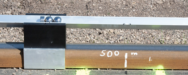 To count as a Guinness World Records<sup>TM</sup> title the chain reaction had to continue over a distance of at least 500 meters. The Mainz physicists constructed a track stretching for a total of 546 meters. To count as a Guinness World Records<sup>TM</sup> title the chain reaction had to continue over a distance of at least 500 meters. The Mainz physicists constructed a track stretching for a total of 546 meters.