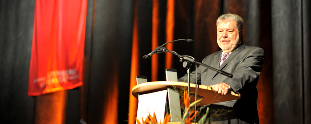 Among others, Minister-President Kurt Beck hold a speech at the Conference. (photo: Jan Hildner)