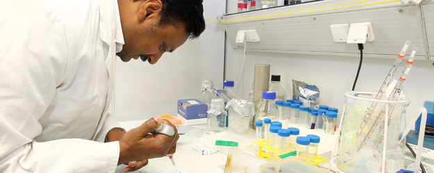 Professor Krishnaraj Rajalingam plans to set up a center of excellence for molecular cell biology in Mainz. (photo: Stefan F. Sämmer) Professor Krishnaraj Rajalingam plans to set up a center of excellence for molecular cell biology in Mainz. (photo: Stefan F. Sämmer)