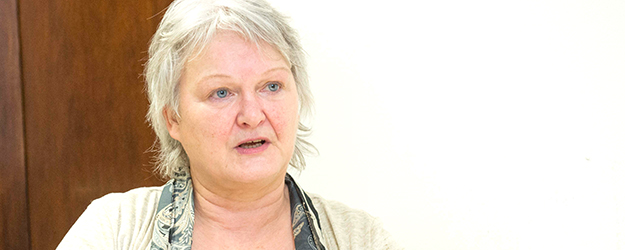 Dr. Birgit Weiß of JGU's International Office is responsible for the mobility of teaching staff and university personnel as the Erasmus Institutional Coordinator. (photo: Peter Pulkowski) Dr. Birgit Weiß of JGU's International Office is responsible for the mobility of teaching staff and university personnel as the Erasmus Institutional Coordinator. (photo: Peter Pulkowski)