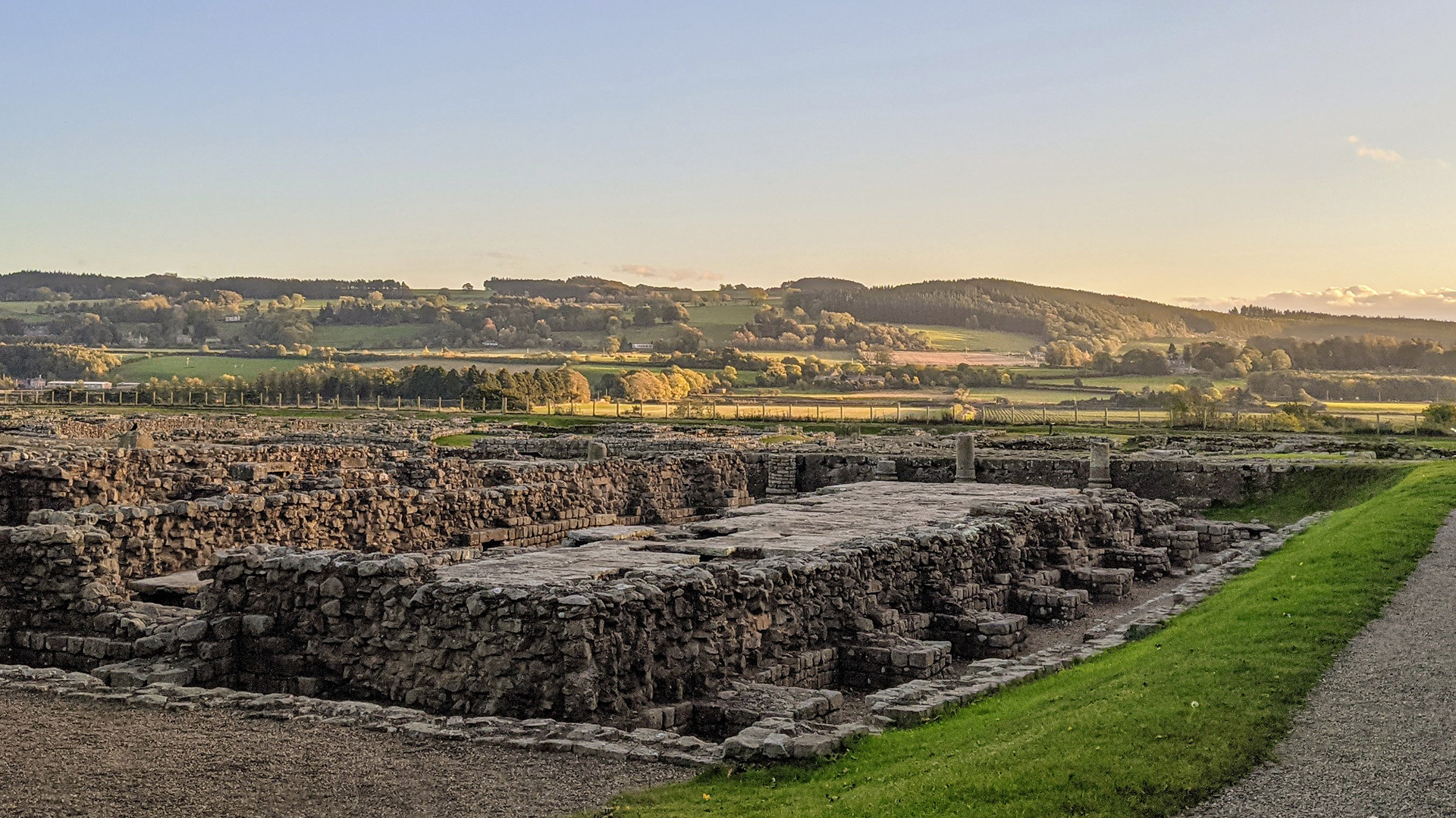 View image in original size The Roman granaries at Corbridge (photo/©: Catherine Teitz)