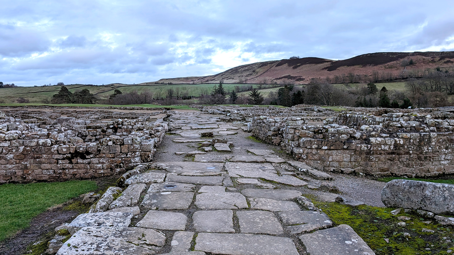 View image in original size The west gate of Vindolanda Roman fort (photo/©: Catherine Teitz)
