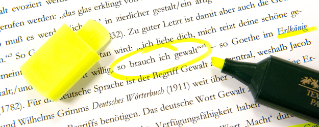 A wide network of european German Studies scholars want to uncover the structures of violence in literature and film. (photo: Peter Pulkowski)