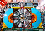 The interior of the BES-III detector at the Institute for High Energy Physics (IHEP) in Beijing, China. (© Institute for High Energy Physics, Beijing)