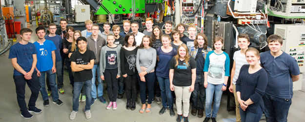During the 2016 summer break, 24 high school students from all over Germany attended the first Mainz Particle Physics Academy. (photo: Stefan F. Sämmer)