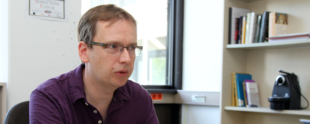 Lukas' proseminar at JGU during the summer semester dealt with the various aspects of 'The Cultures of Remaking.' (photo: Stefan F. Sämmer)