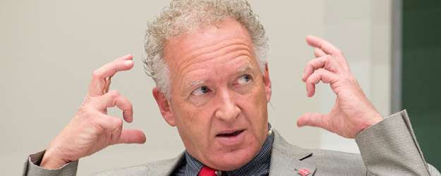 The paleoanthropologist Professor Dr. Friedemann Schrenk is the 13th holder of the Johannes Gutenberg Endowed Professorship. (photo: Peter Pulkowski)