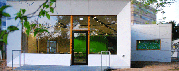 The Green School at the Botanic Garden of JGU is not yet two years old. (photo: Michael Eckert)