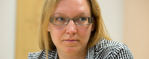 In addition to Katharina Alt, project co-workers Nicole Merbitz and Eva Riempp and hundreds of students got involved in seminars at the University or acted as interviewers in Mainz itself. (photo: Peter Pulkowski)