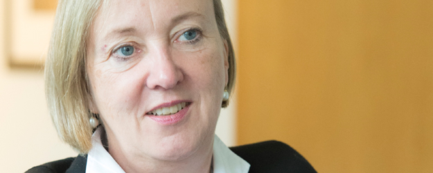 Dr. Waltraud Kreutz-Gers is chancellor of Johannes Gutenberg University Mainz and chairwoman of the Mainz University Fund Foundation. (photo: Peter Pulkowski)