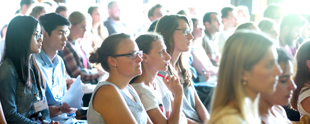 Some 300 neuroscientists attended the 2016 Biennial Meeting of the Rhine-Main Neuroscience Network. (photo: Stefan F. Sämmer)